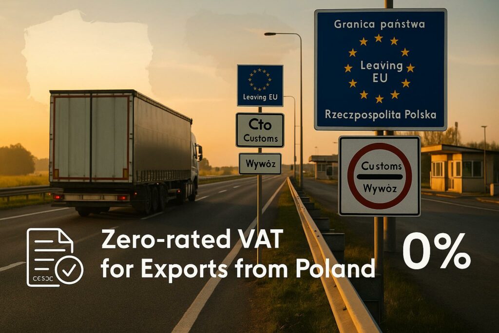 Zero-rated VAT and export of goods from Poland