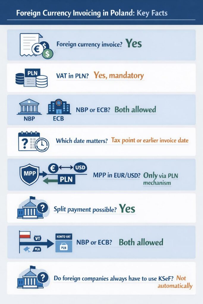 Can You Issue Invoices in Foreign Currency in Poland