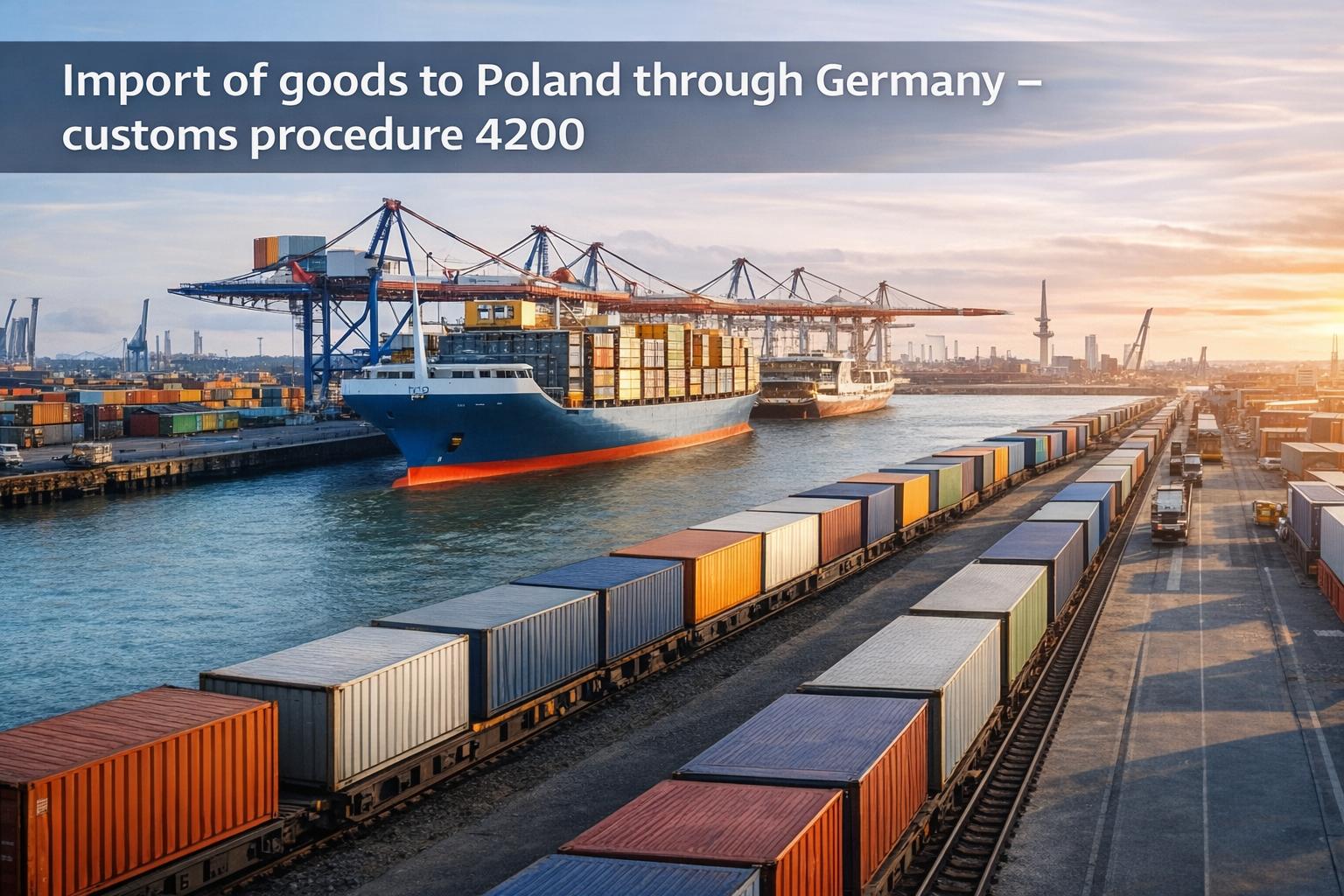Import of goods to Poland through Germany – customs procedure 4200